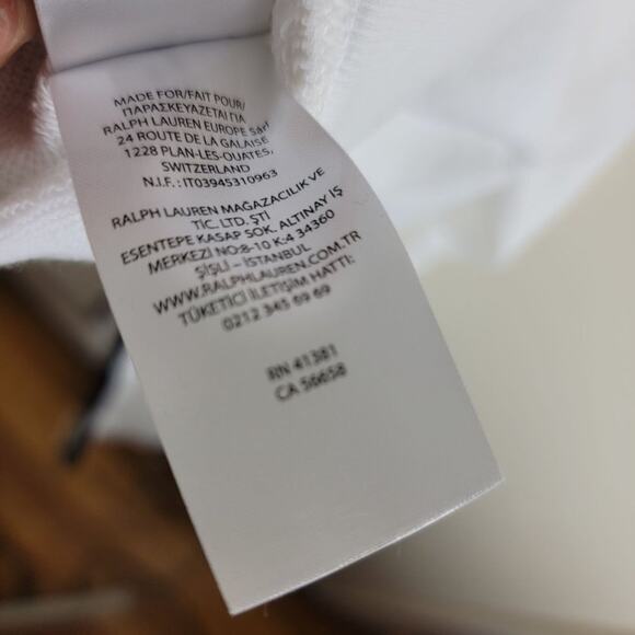 Lauren Ralph Lauren Womens Colorblock Terry Lined Jogger Sweatpants White size M - Picture 12 of 12